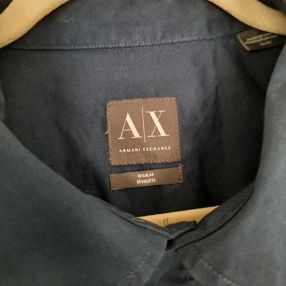 A/X Armani Exchange button down shirt size XL/TG - Picture 2 of 8